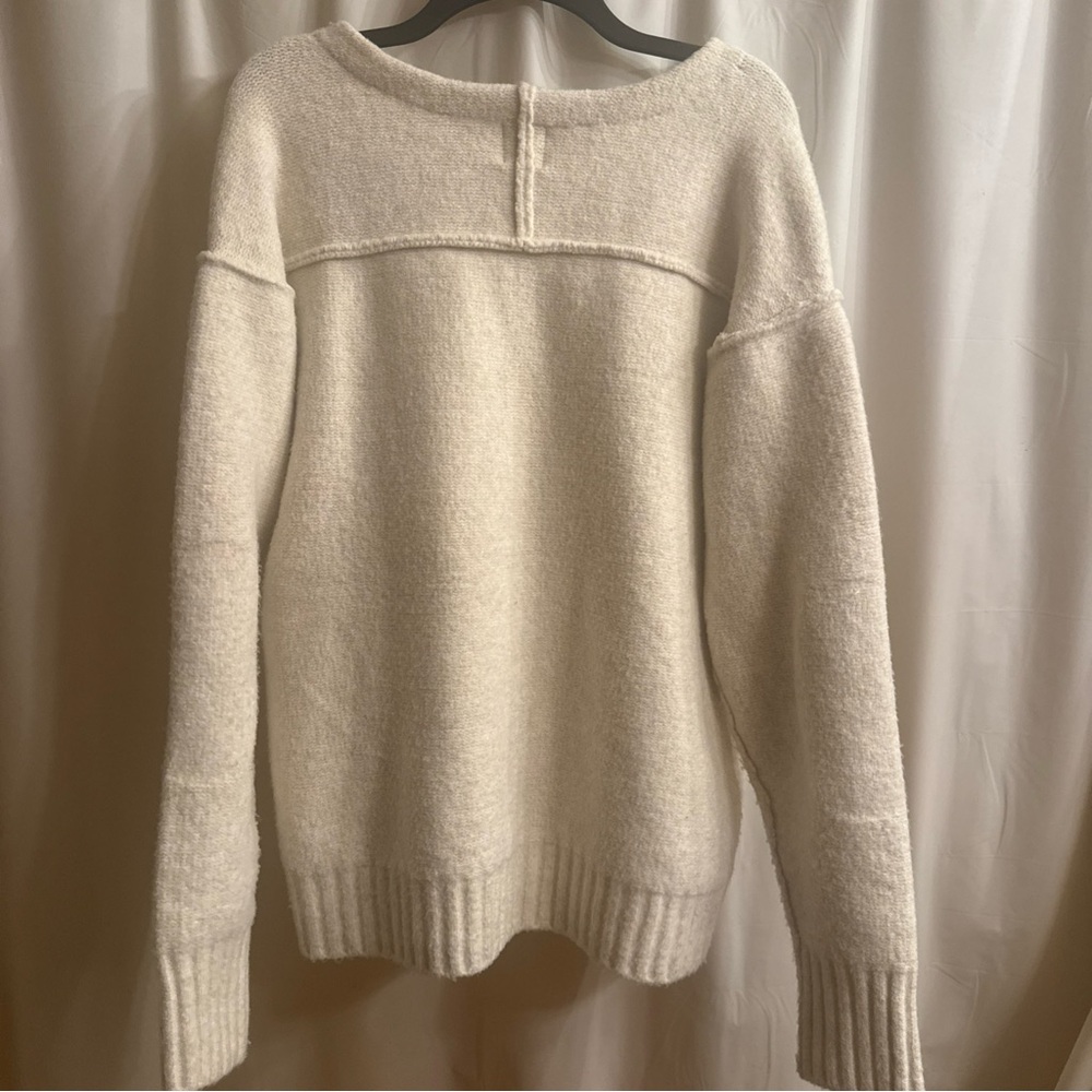 We The Free Off-White Crew Neck Sweater - Picture 5 of 8
